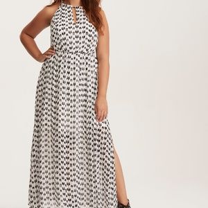 TORRID ARROW PRINT HALTER MAXI DRESS, NEW🥳